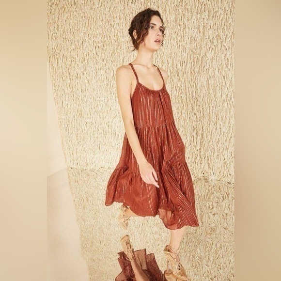 Ulla Johnson Samara Dress Mahogany Size 0 - Picture 1 of 13